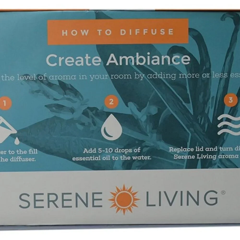 Brand New GreenAir “Serene Living Fountain” Ultrasonic Essential Oil Diffuser